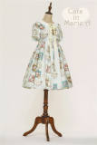 ThinkFly ~Cats in Marie A~ Lolita Short Sleeves OP Dress - Pre-order Closed