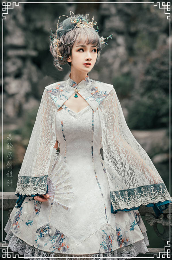 The Melody Leading Dragon Daily Wear Qi Lolita JSK -Pre-order Closed