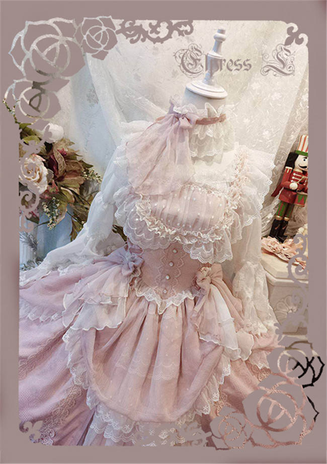Elpress L ~Christmas D*Romance Ode~ Elegant Lolita JSK -Ready Made Purple M - In Stock