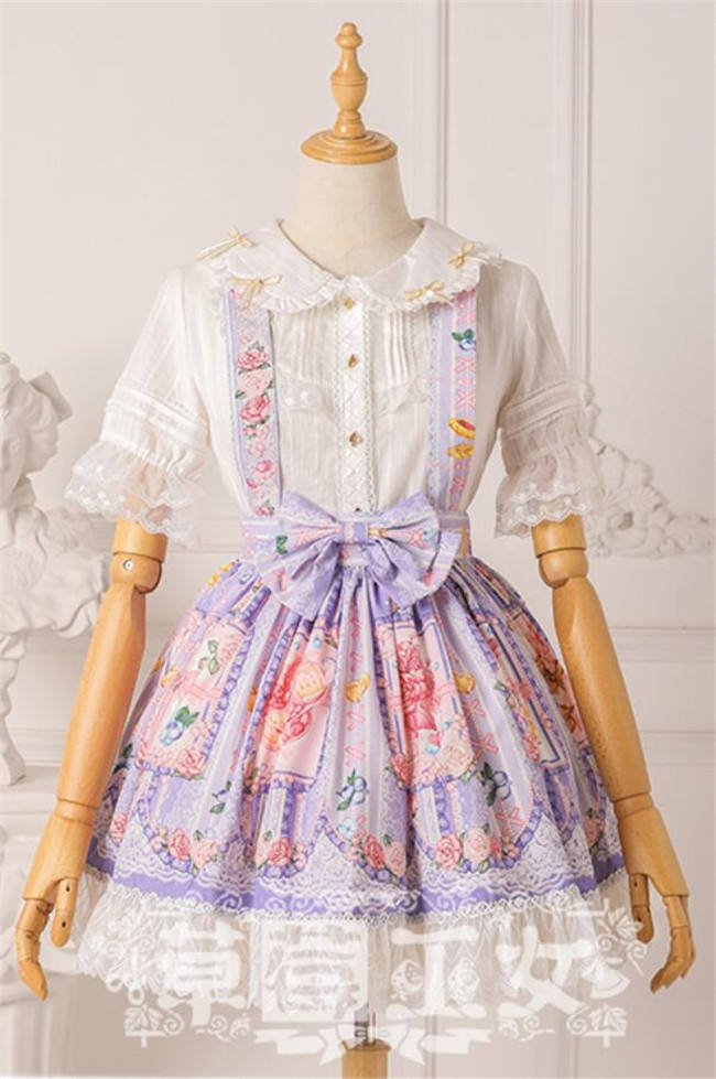 Strawbery Witch ~Blueberry Fruit~ Lolita Skirt