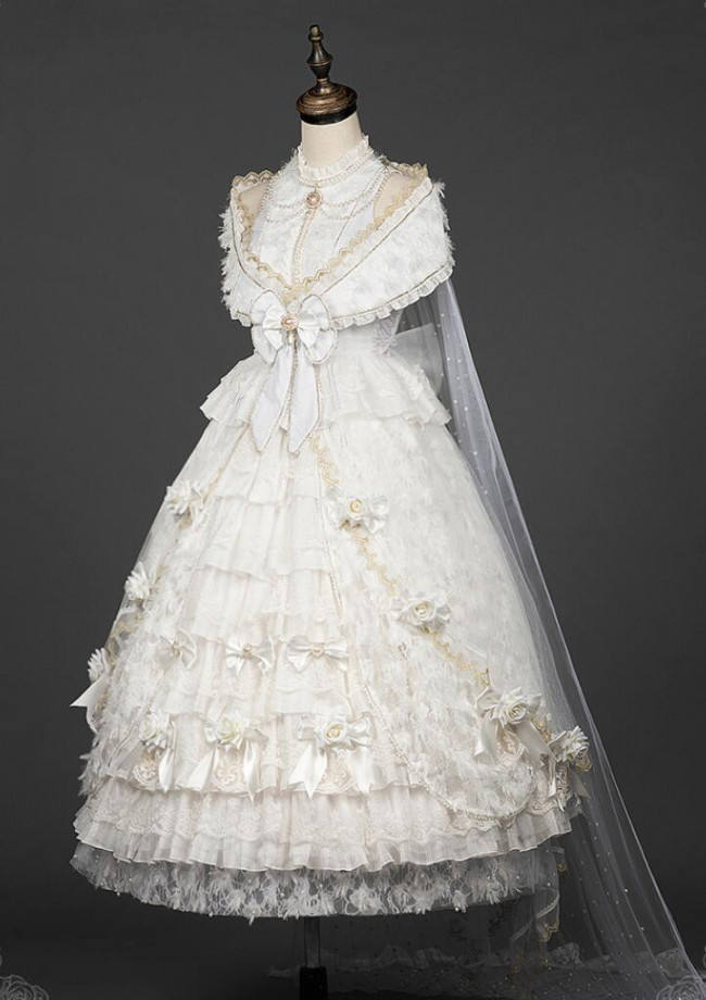 YUPBRO Lolita ~Helena~ Luxury Lolita JSK Bridal Design