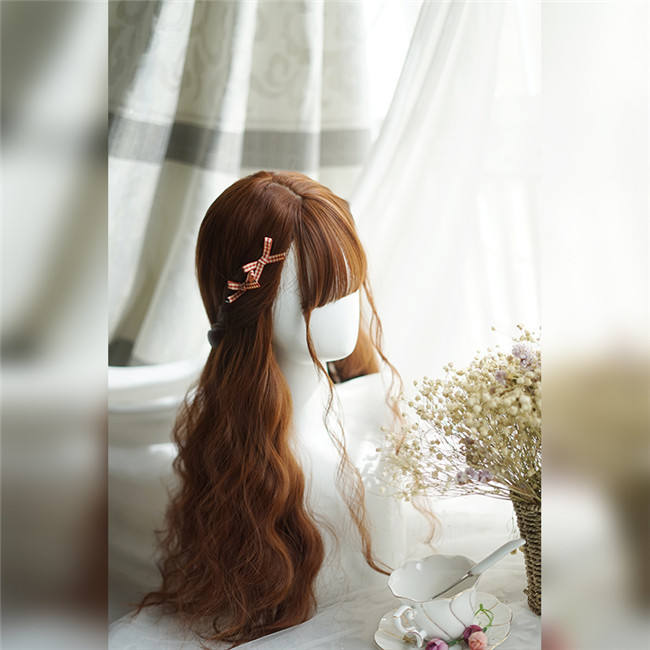 Yuchashui Sweet Corn Wary Lolita Long Wigs 60CM