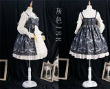 Four Flowers~  Lolita JSK with Open Front Design -Pre-order Closed