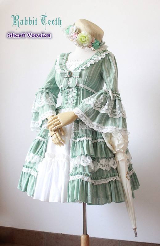 Rabbit Teeth ~Myosotis Sylvatica~ Vintage Classic Lolita OP Dress - Pre-order Closed