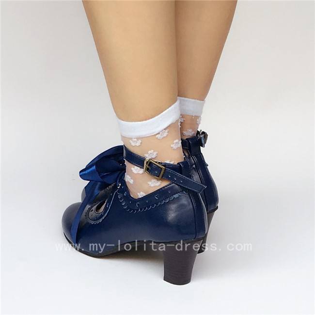 Sweet Red or Wine Lolita Heels Shoes