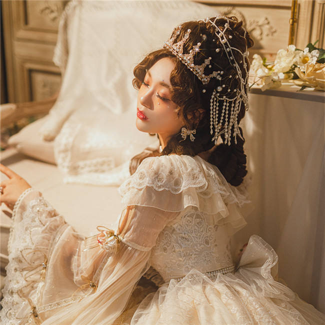 Miss Point ~Ode to the Dawn~ Embroidery Elegant Lolita OP