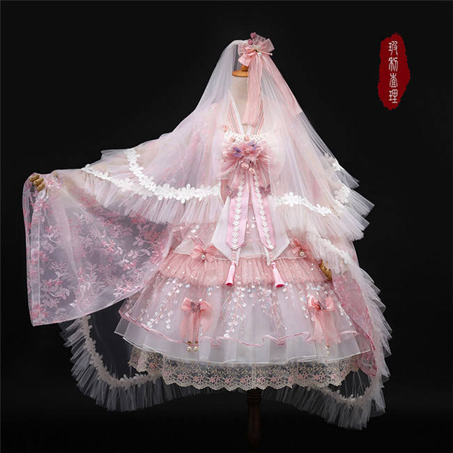BoLi Cherry Lolita ~Sakuya Blows Dream Qi Lolita JSK + Blouse