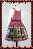 Magic Dictionary~ Lolita Printed Salopette - Ready In Stock-OUT