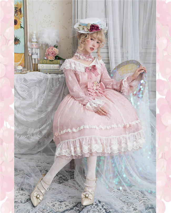 Dawn Maiden~ Vintage Classic Lolita OP Ready Made