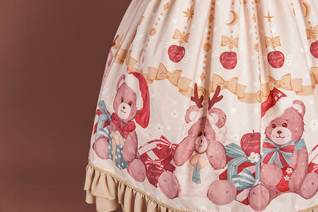 Gift Box Bear~ 2018 New Arrival Sweet Lolita Jumper