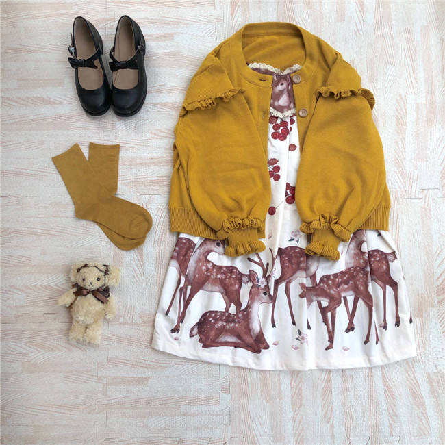 Little Sheep~ Sweet Lolita Cardigan -Pre-order Closed