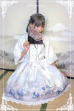Hyakki Yakō Yuki-onna***  Lolita Printed Haori + Skirt