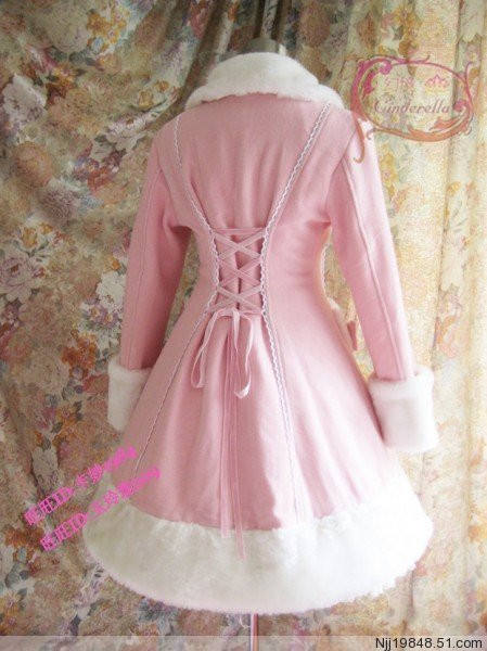Emilia Love Heart Sweet Long Lolita Winter Coat