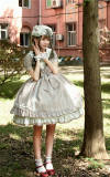 Not Stripe~ Sweet Gingham Lolita OP Dress off