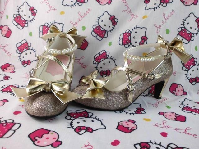 Antaina Tea Party Glitter Lolita Shoes