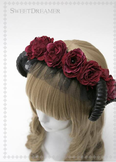 Cutie Creator -Evil Bridal~ Lolita Headband + Veil Set