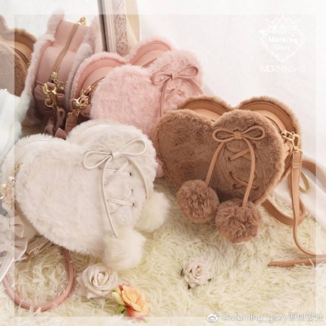 Repair of Love/Star~ Sweet Lolita Fur Hand Bag/Cross-body Bag