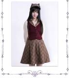 Top Student in Detective Academy~ College Style Lolita Vest + Skirt Set -Special Price