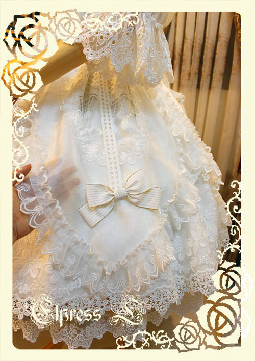 Elpress L Umbrella Leaf Lolita OP Dress out