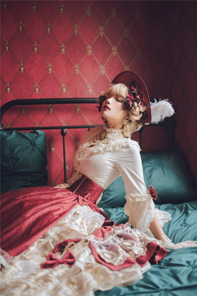 Miss Point ~ Elizabeth~ Elegant Lolita Fishbone Skirt Tea Party Version -Custom Tailor Available