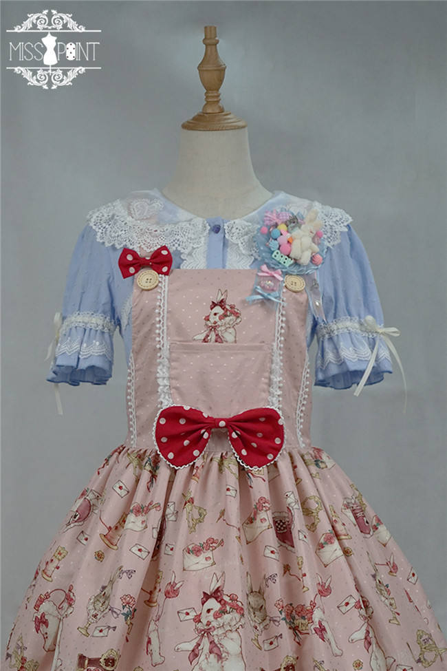 Miss Point ~The Tailor Rabbit Lolita Salopette  Beige Size S In Stock