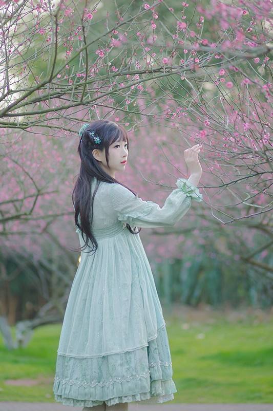 IchigoMikou ~Drizzle & Thin Clouds~ Hanfu Style Dress Qi Lolita Dress -In Stock