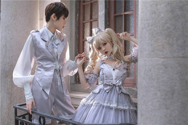 Passion Theme Dark Night and Silver Light Ouji Set/Dress -Ready Made