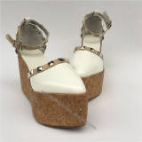 Elegant Glossy White Lolita Shoes