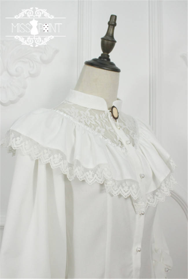Alpine Maiden ~ Vintage Lolita Long Sleeves Blouse -Pre-order