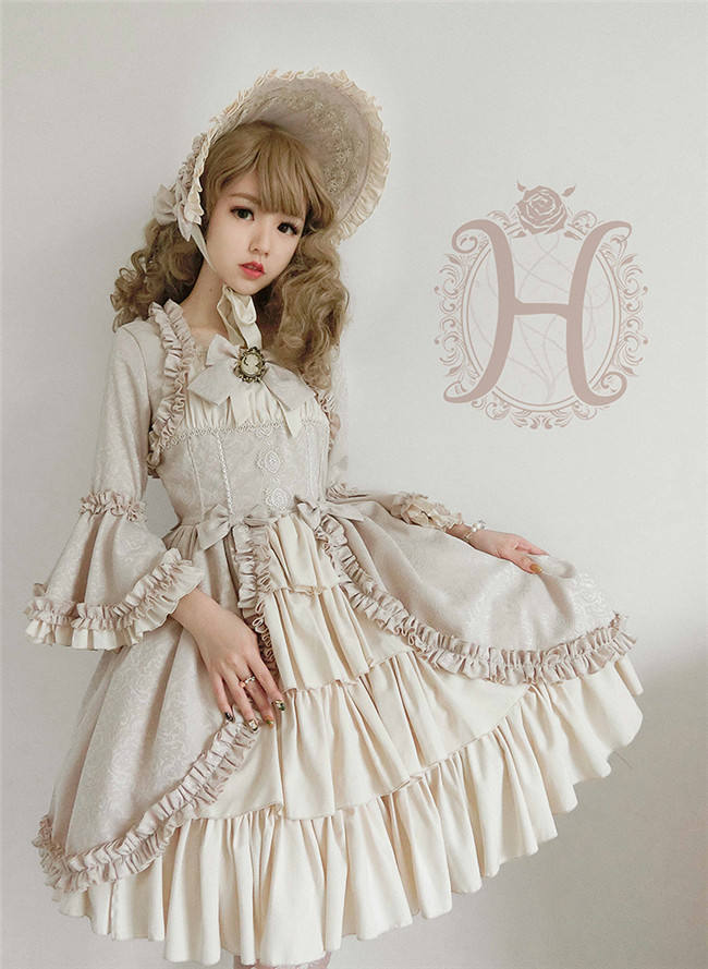 Henrietta ~Victoria Doll~ Vintage Lolita OP Dress