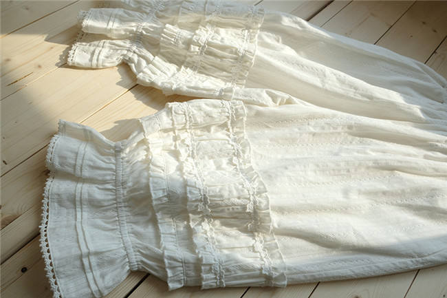 Little Dipper Sweet Pure Cotton Jaquard Lolita Bloomer Long Version -Ready made