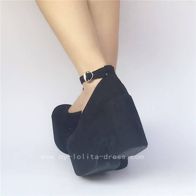 Lady's Sweet Cream White Lolita High Platform