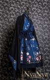 Kaguya Rabbit Lolita OP Dress Lucky Pack [--OP Dress + Fur Collar + Long Overall + Two Hair Combs + Small Folding Fan + Tights + Brooch--]  -Pre-order Closed