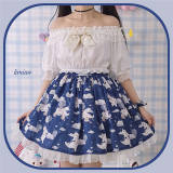 Cats On the Cloud~ Sweet Lolita Skirt -Pre-order Closed