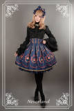 Neverland Lolita ~Dracula~ High Collar Fan Sleeves Gothic Lolita Blouse