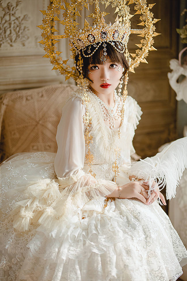 Secret Garden In Midsummer ~Elegant Lolita Bridal Dress -Ready MADE