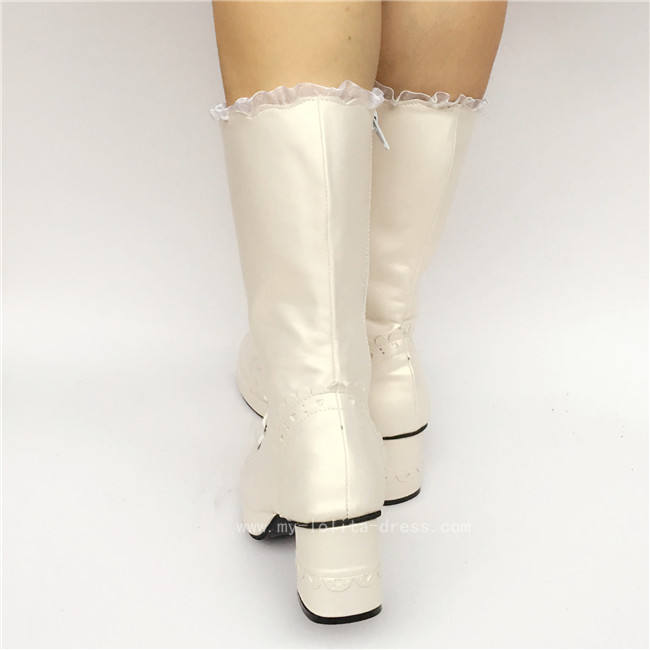 Sweet Coffee Lolita Mid-calf Boots