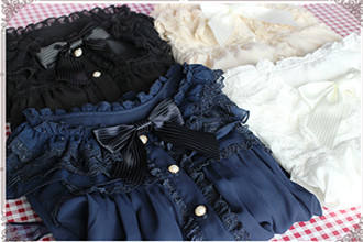 The Secret Key Of Elves~ Elegant Lolita HIme Sleeves Blouse
