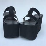 Gothic Black High Platform Lolita Sandals