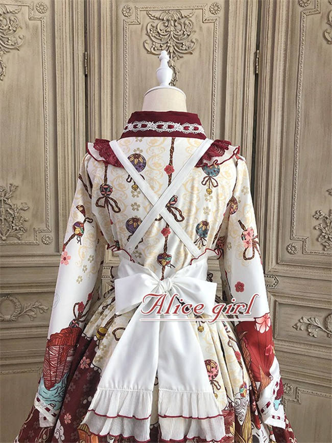 Alice Girl ~Lucky Cat~ Kimono Style Lolita JSK