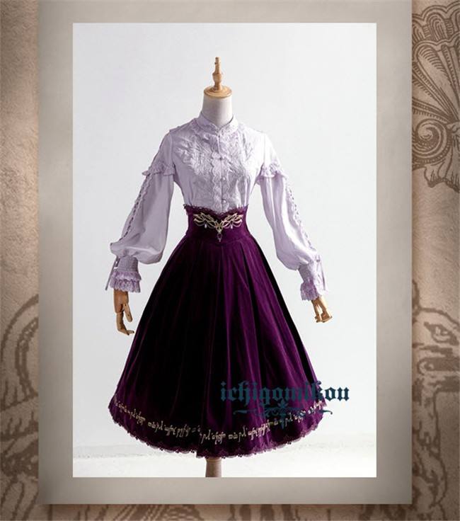 The Splendor of Gold&Siliver Tree Classic Embroidery Lolita Skirt, Jumper Dress, Vest and Cape