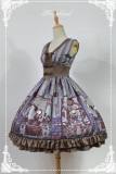 Neverland Lolita -Steampunk Cat- Lolita V-neck Corset JSK -Pre-order