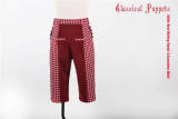 Little Red Riding Hood & Grandma Wolf~ Lolita  Red Gingham Pants -The 2nd Round Pre-order Closed