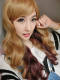 Girl's Moccasin to Wine Long Curls Lolita Wig