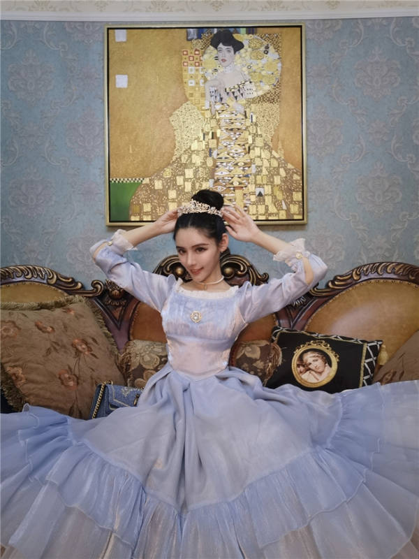 Sissi Promise Anniversay Reward Elegant Dailywear Lolita OP -Ready Made