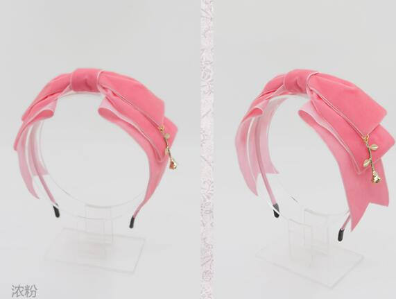 The Little Prince's Rose- Velvet Lolita Headbow -11 Colors