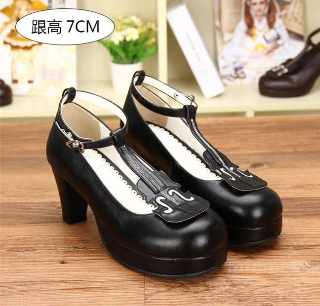 Angelic Imprint- Elegant Violin-shaped Straps Lolita Heels Shoes