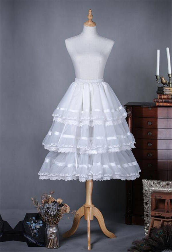 Ajustable Tiered Lolita Petticoat-OUT