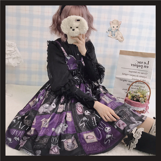 Souffle Song Dissecting Rabbit Halloween Dark Gothic Lolita JSK