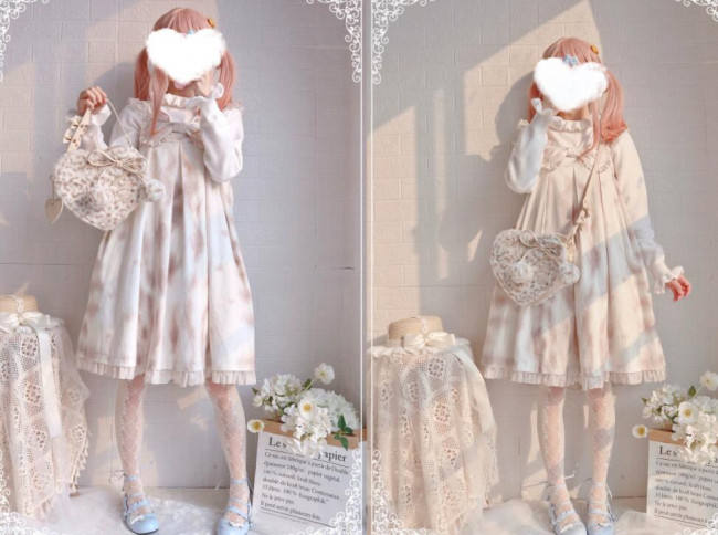 Repair of Love/Star~ Sweet Lolita Fur Hand Bag/Cross-body Bag